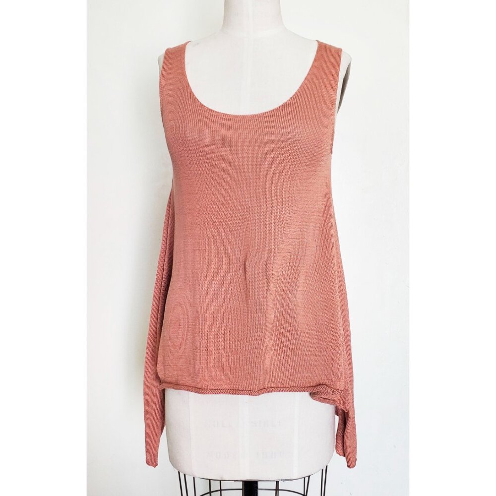 Peruvian Connection Womens Knit Tank Top Ballet Layton Tank Handkerchief Hem NWT - Picture 8 of 12